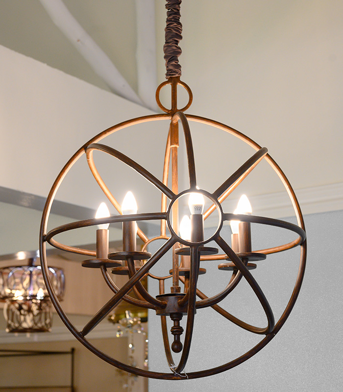 Solar Chandelier - Chocolate 58K