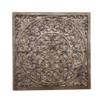 Antique Gold Floral Wall Panel large