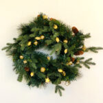 Christmas Wreath with Pine Cones