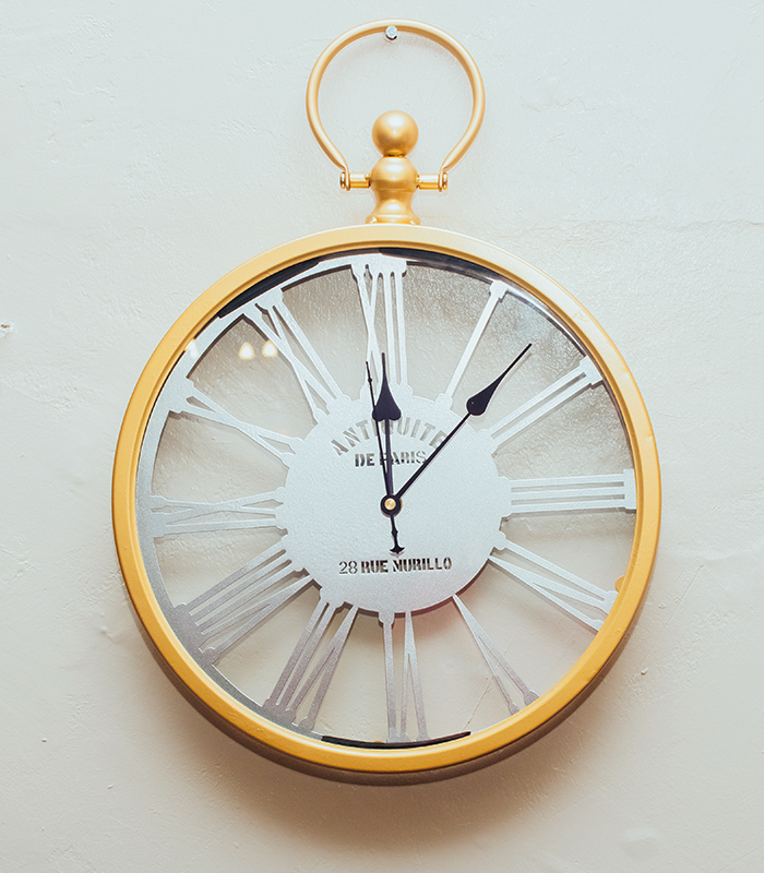 GOLD CLOCK 1 Kes12860