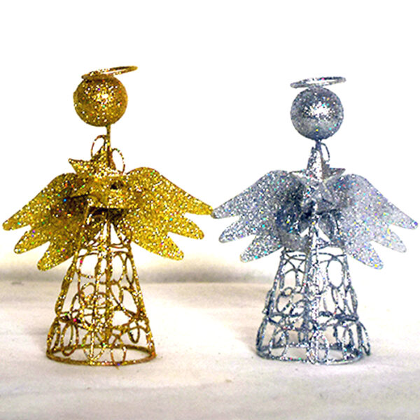 Glitter Angel Christmas Decorations