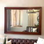 Rectangular Wooden Frame Mirror