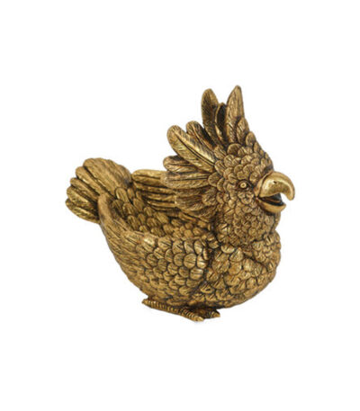 Antique-Gold-Parrot-Bowl