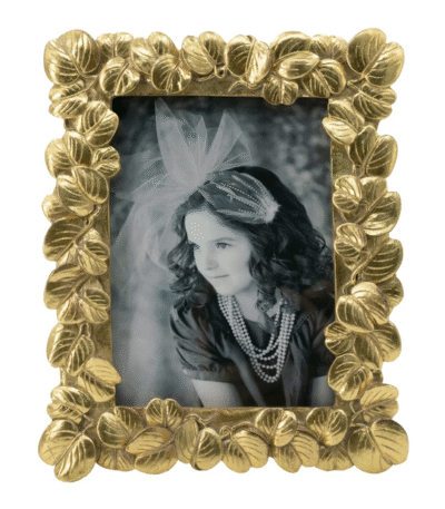Golden Laurel Leaf Photo Frame 2