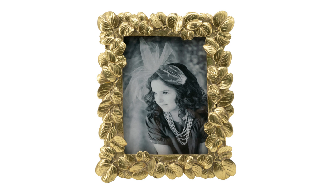 Golden Laurel Leaf Photo Frame 2 Golden Laurel Leaf Photo Frame 2