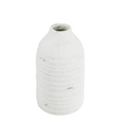 Textured-White-Cement-Vase