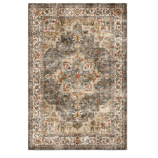 Persian Vintage Floral Rug – Multicolored
