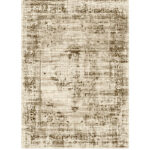 Persian Vintage Floral Rug – Brown