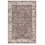 Persian Vintage Floral Rug – Earth Brown
