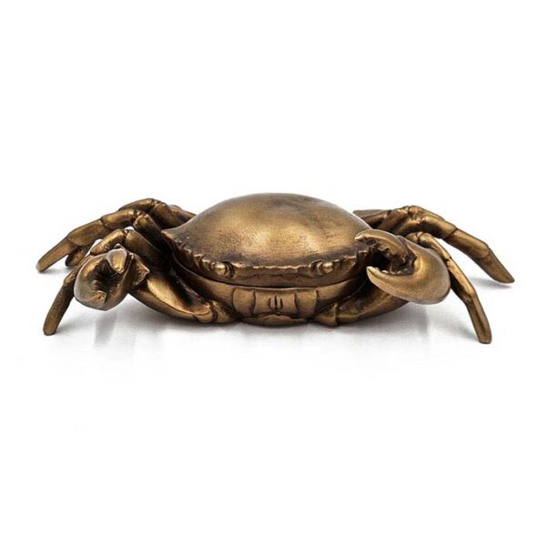 Antique Gold Crab Jewellery Holder