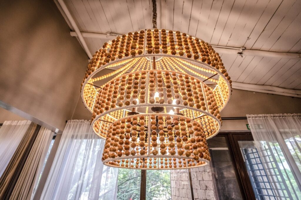 3 Tier Beaded Chandelier