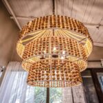 3 Tier Beaded Chandelier