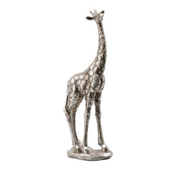 Silver Giraffe Decorative Sculptures Small